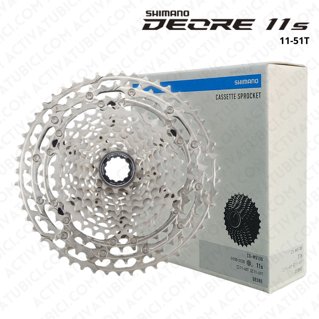 PIÑON 11 VELOCIDADES SHIMANO DEORE (11-51T)