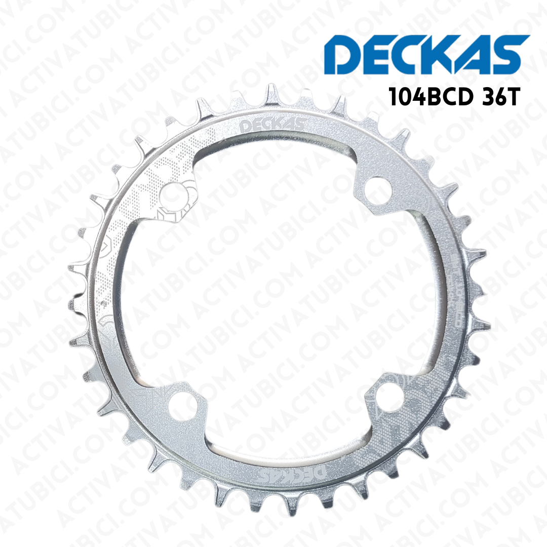 PLATO 104BDC 36T REDONDO DECKAS