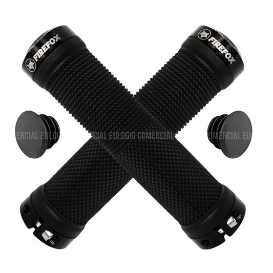 PAR de MANIGUETAS (PUÑOS GRIPS) CON AJUSTE HEXAGONAL FIREFOX