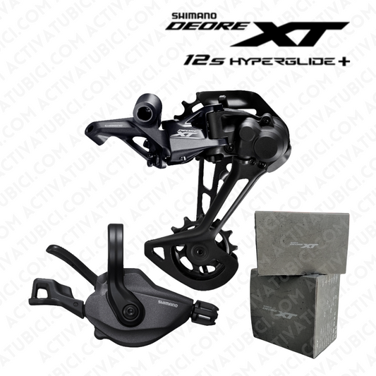 SET DESCARRILADOR + SHIFTER DEORE XT 12 VELOCIDADES