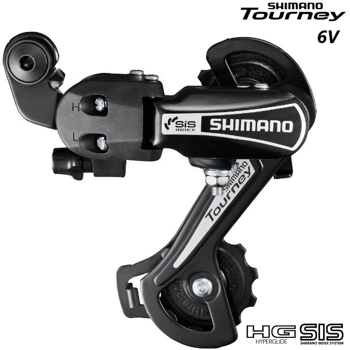 DESCARRILADOR SHIMANO 6V TOURNEY RD-TY21-B-GS DE PERNO